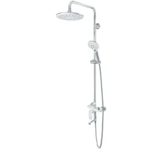 Grocenberg Душевая система, белая\хром GB7009WC