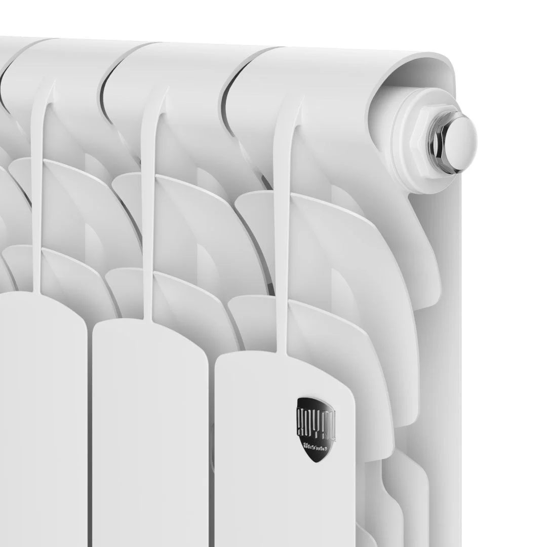 Приобрести royal thermo радиатор алюминиевый revolution 350 ( белый ) - 12 секц.