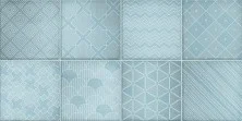 Плитка настенная Alma Ceramica Richard 249x500 рельефная, голубая TWU09RCD016