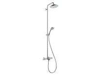 27223000 Croma 220 Showerpipe для ванны, поворотный держатель 400 мм, ½’