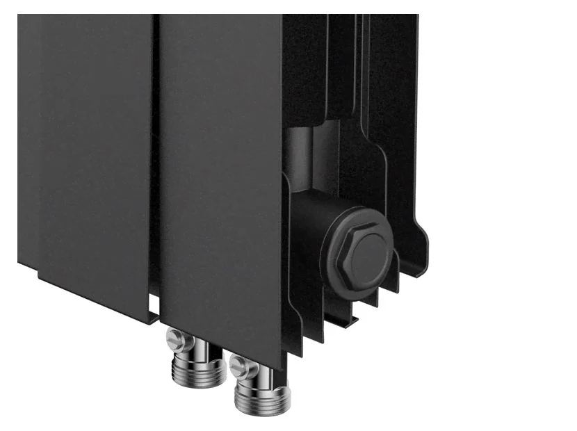 Приобрести royal thermo радиатор биметаллический pianoforte 500 /noir sable ( черный графит ) vdr - 8 секц.