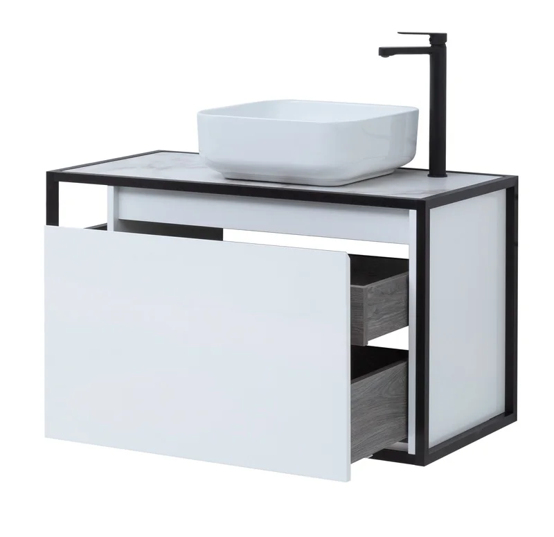 Приобрести aquanet тумба со столешницей nova lite loft 90 см, r белая