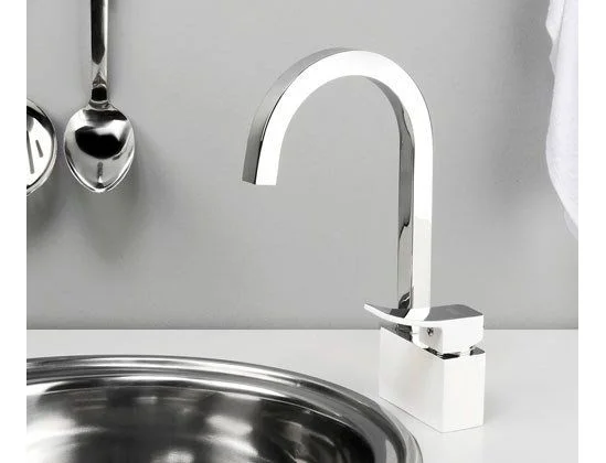 Приобрести wasserkraft смеситель для кухни aller 1067white, белый/хром