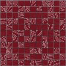 Мозаика Alma Ceramica Irma 300x300, бордовая