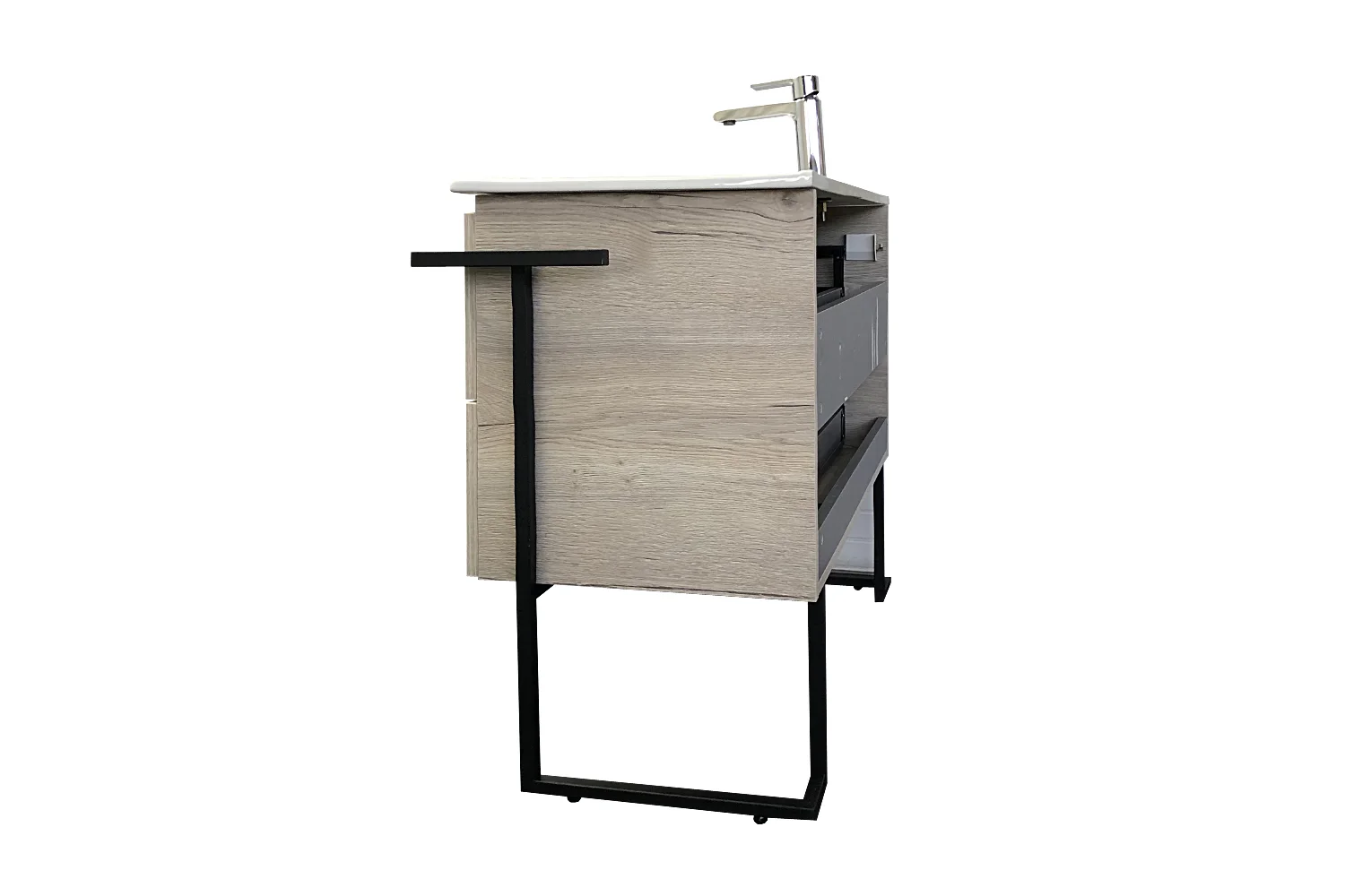 Приобрести сomforty тумба с раковиной "дюссельдорф-90", дуб дымчатый