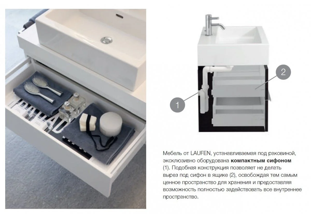 Приобрести тумба подвесная с раковиной laufen case 90 см 4.0126.2.075.463.1, белый