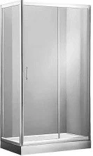 Aquanet Душевое ограждение Alfa NAA1131 1600х800, прозрачное стекло