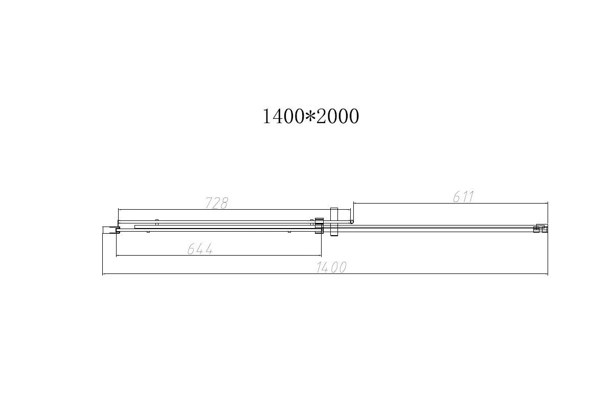 Приобрести vincea душевая дверь dice 140 см, прозрачное, черная vds-4d140clb