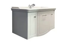 Сomforty Тумба с раковиной "Палини-100" белый глянец