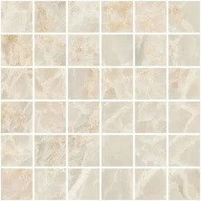 Декор мазайка Vitra Marble-X Скайрос 30х30см,кремовый