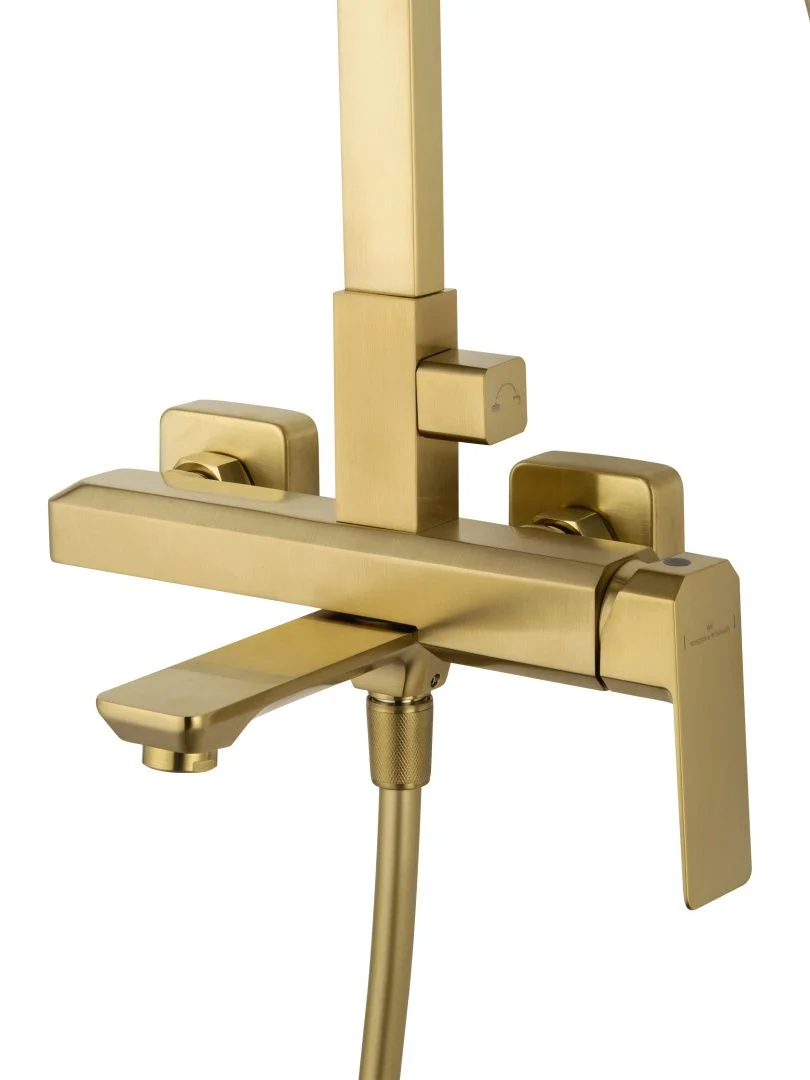 Приобрести душевая система wonzon & woghand diamond, брашированное золото (ww-88739011-bg)