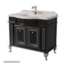 Caprigo Тумба с раковиной FRESCO 100 см, черная, эмаль