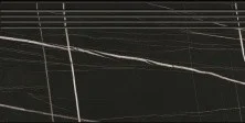Ступень Kerranova Marble Trend 294x600 мм, MR, Nero Dorato, черный