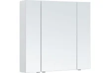Aquanet Зеркальный шкаф Алвита new 90 см, белое матовое