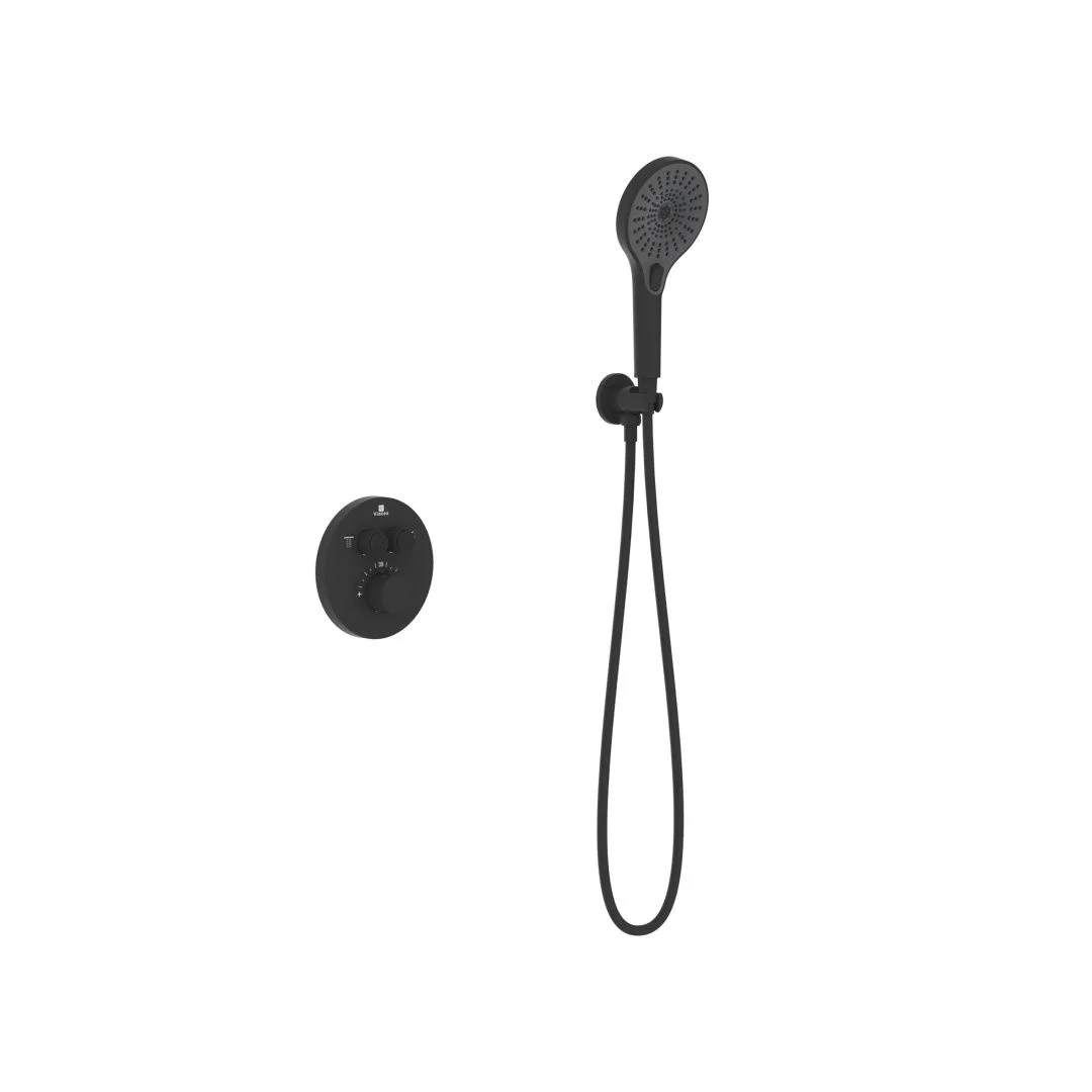 Приобрести vincea встраиваемая душевая система inspire, черная матовая vsfw-3i22mt5mb