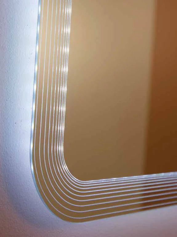 Приобрести cezares зеркало 100х90 см, led подсветка 54352