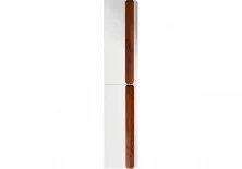 Пенал подвесной BelBagno AURORA-1600-2A-SC-BL-P-L 35 см, левый, Bianco Lucido