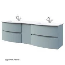 Caprigo Тумба с раковиной INTEGRA 170 см, голубая, эмаль