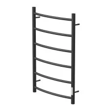 Полотенцесушитель электрический Point 500х800 Афина П6, черный PN04858B