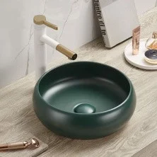 Comforty Раковина 113MDG 36х38 см, темно-зеленая матовая