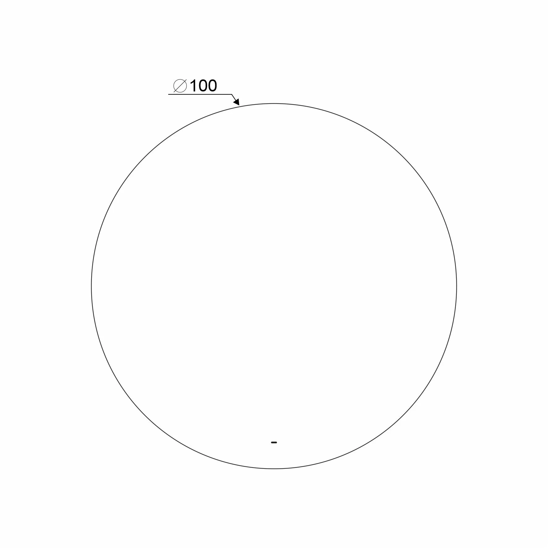 Приобрести mirsant зеркало sphere 100х100 см, с подсветкой ут000093182