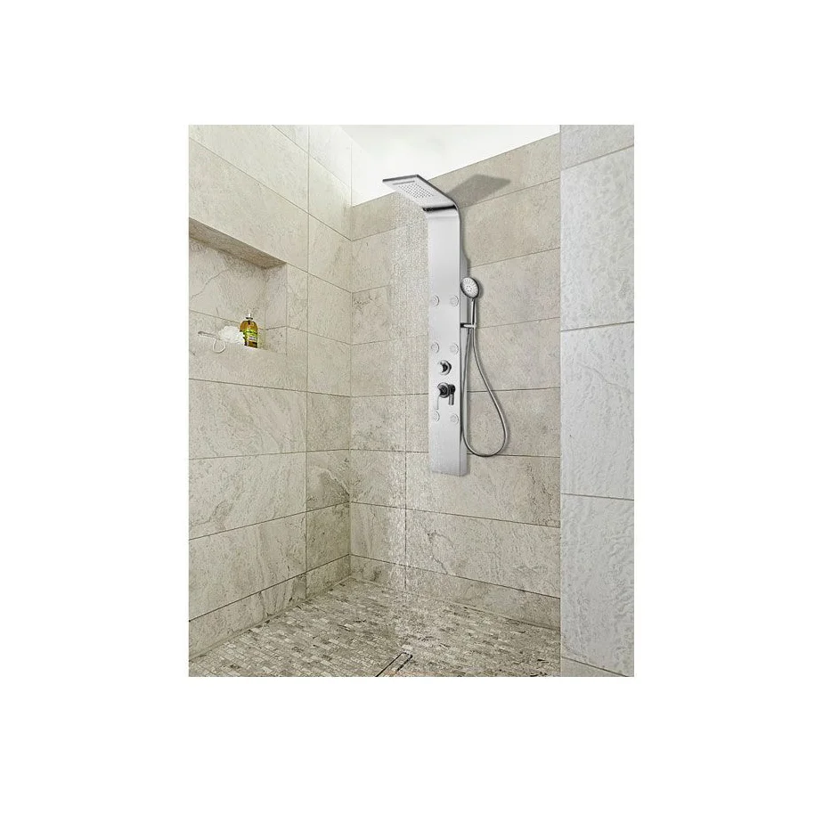 Приобрести aquanet душевая панель galaxy shine 150 см с гидромассажем