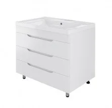 Mirsant Тумба SOHO Quadro, напольная с раковиной DEEP 100см.