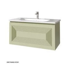 Caprigo Тумба с раковиной MODO Quarta 100 см, фисташка