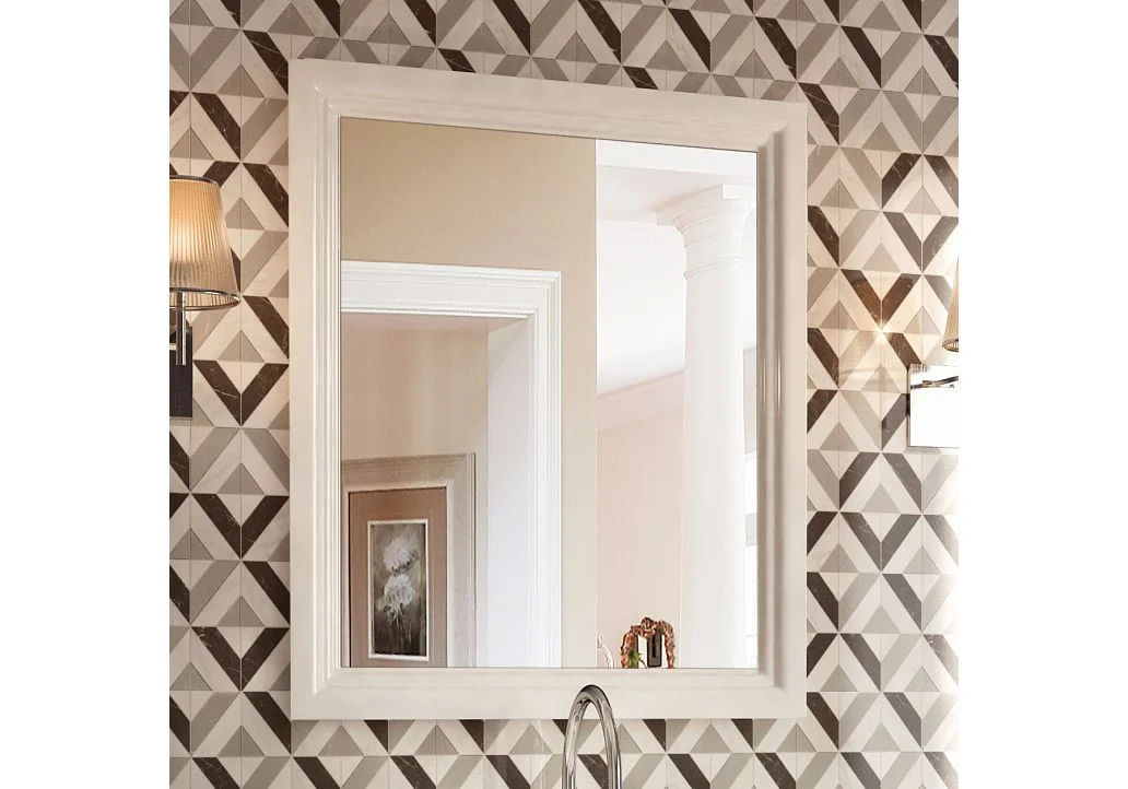 Приобрести зеркало kerama marazzi pompei 60 см, белый, po.mi.60\wht