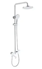 Душевая система ViEiR Ergo 1550 мм, белый\хром V043562F