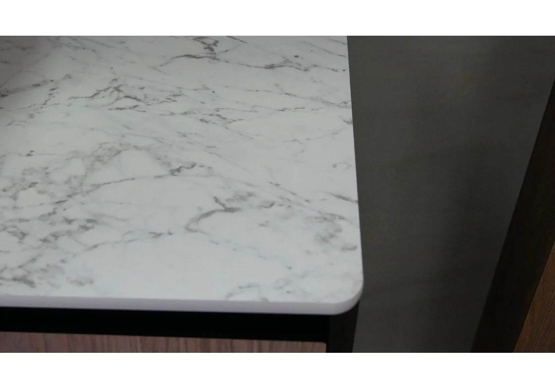 Приобрести столешница velvex klaufs 70 см stkla.70.mh-216.616, цвет белый мрамор