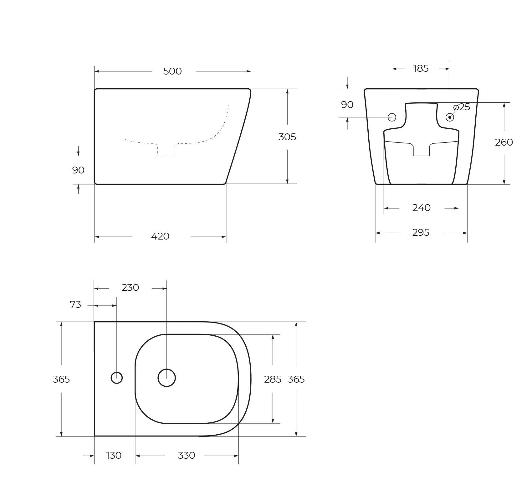 Приобрести belbagno биде подвесное albano, белое bb120bh