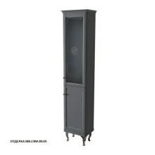 Caprigo Пенал IMPERIO 40 см, правый, черный, эмаль