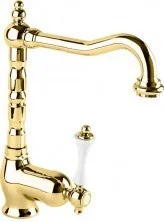 CEZARES Смеситель для раковины MARGOT, высокий, с донным клапаном, золото MARGOT-LSM2-03/24-Bi