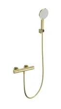 Смеситель для душа с термостатом WONZON & WOGHAND INN1, Брашированное золото (WW-B3013-A-BG)