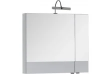 Aquanet Зеркальный шкаф Верона 75 см, белый