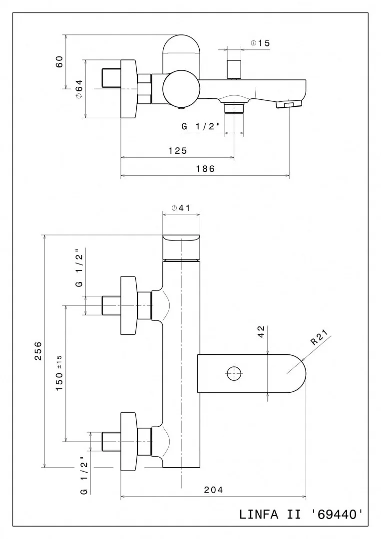 Приобрести kerama marazzi смеситель для ванны ole, хром 69440ckm.21.018