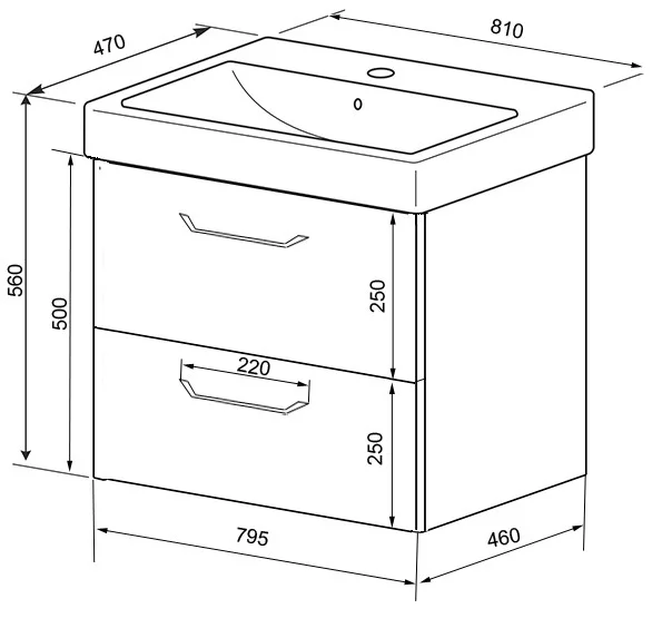 Приобрести azario тумба подвесная с раковиной ника 80х56см. белая, cs00080145
