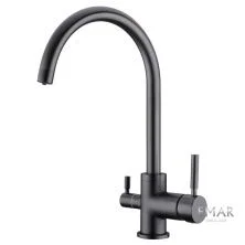 Emar Смеситель для кухни, графит ECB - 3007 PVD dark