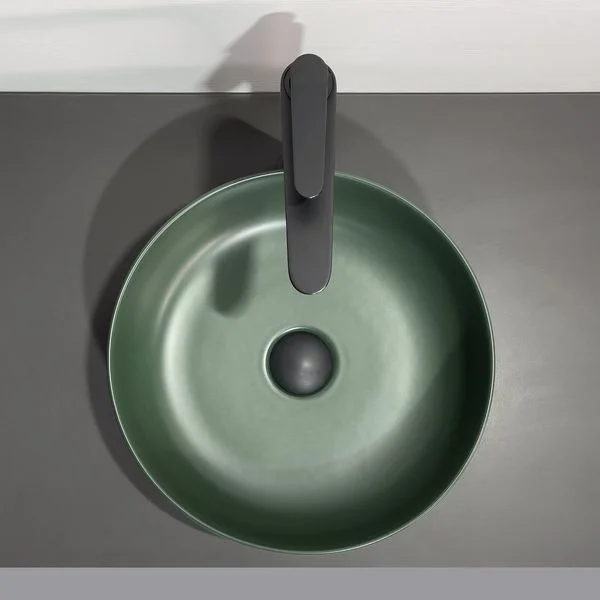 Приобрести comforty раковина 113mdg 36х38 см, темно-зеленая матовая