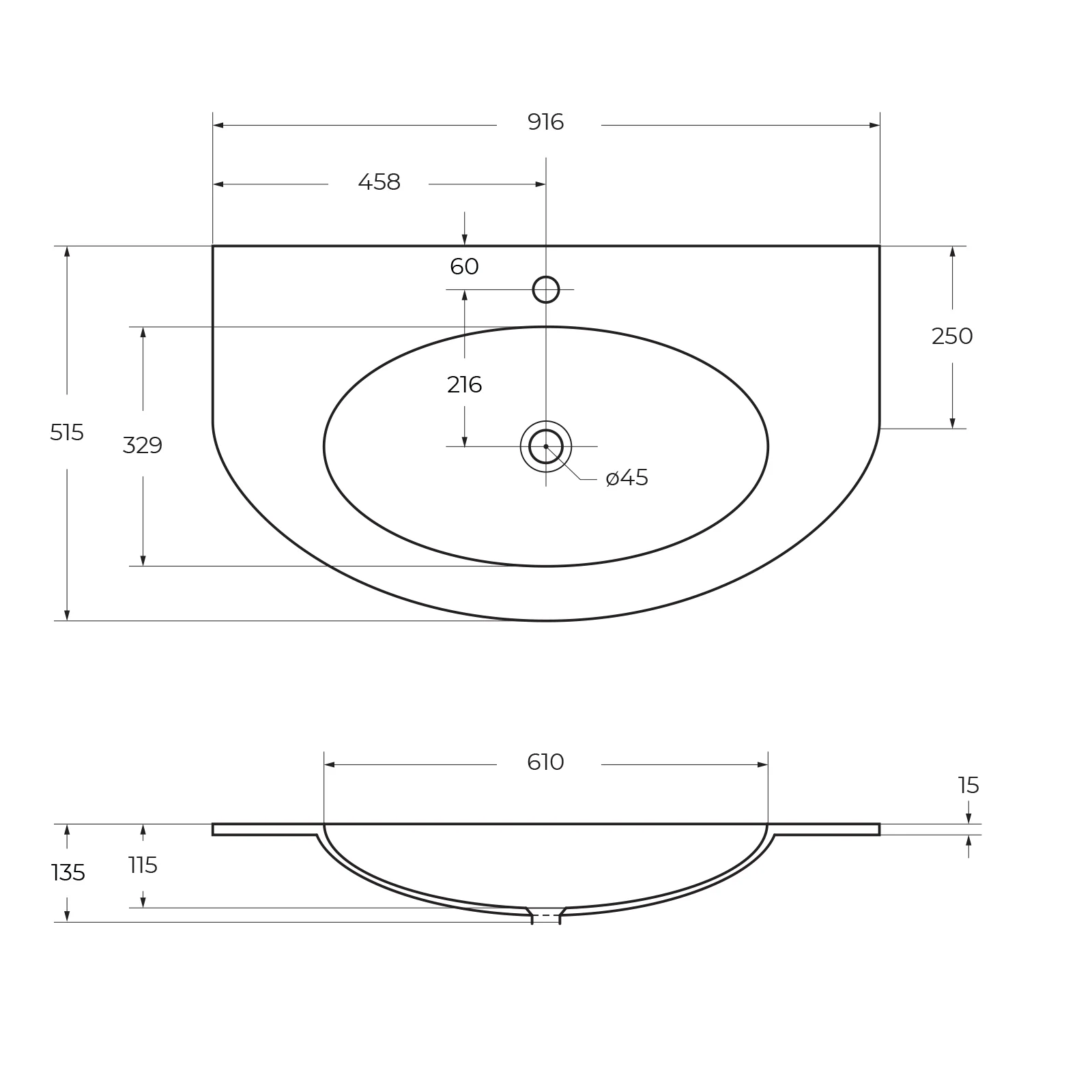 Приобрести cezares тумба подвесная с раковиной eden 91 см rovere scuro soft, стекло, коричневая 55070