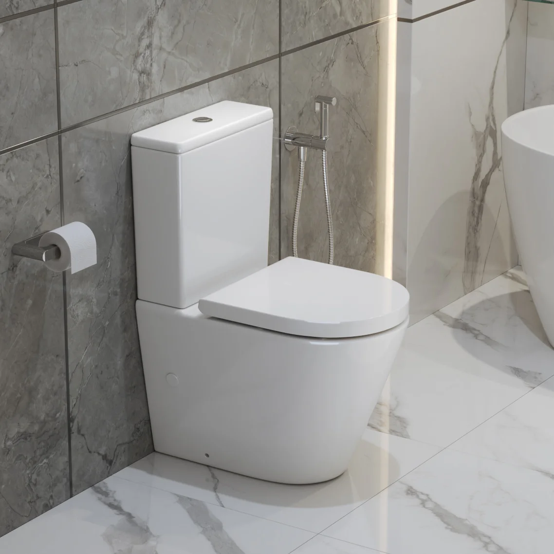 Приобрести belbagno унитаз компакт flay-tor безободковый со смывом tornado с сиденьем дюропласт, микролифт, белый bb2149cp-tor/bb2149t/bb865sc