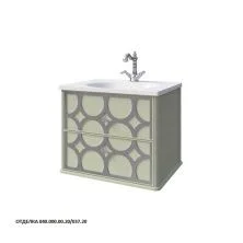 Caprigo Тумба с раковиной CAPRICE 60 см, зеленая, эмаль