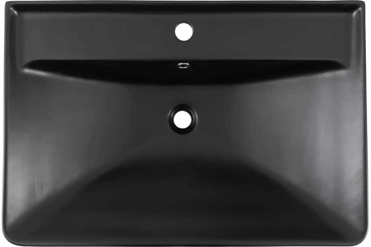 Приобрести aquanet раковина ирис 70х47 см, черная матовая