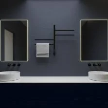 Vincea Полотенцесушитель электеический 43х60 см, черный VTD-1S1CBE