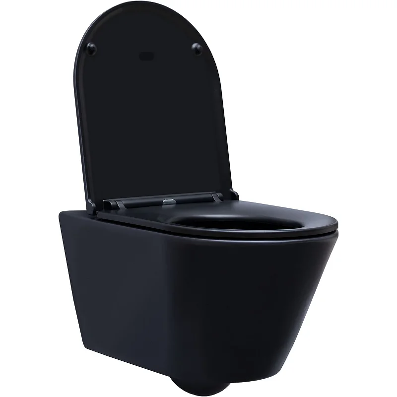 Приобрести aquanet подвесной унитаз lake lake-wb черный матовый