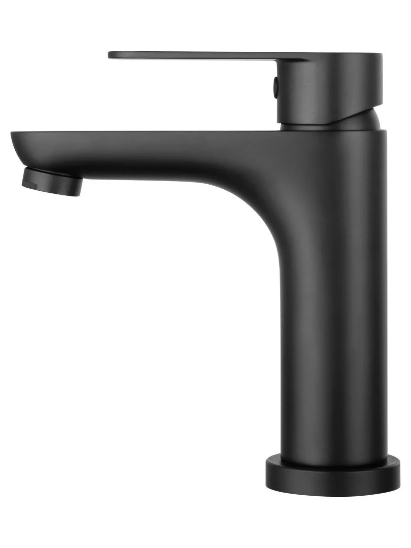 Приобрести смеситель для раковины wonzon & woghand alfa, черный матовый (ww-a40202-mb)