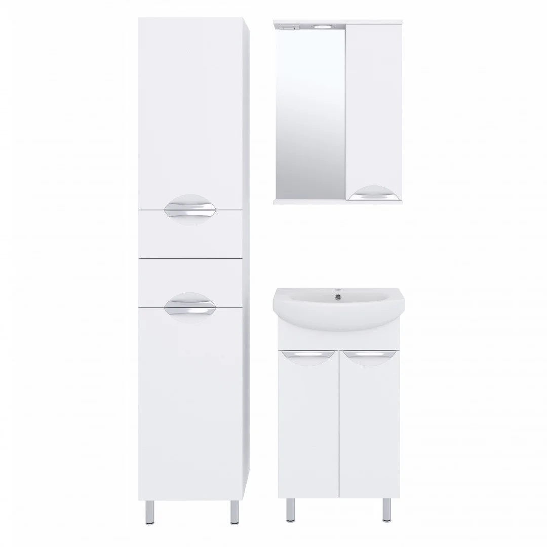 Приобрести aqua de marco пенал elegansa 190х40 см, белый, левый 3040cele/l