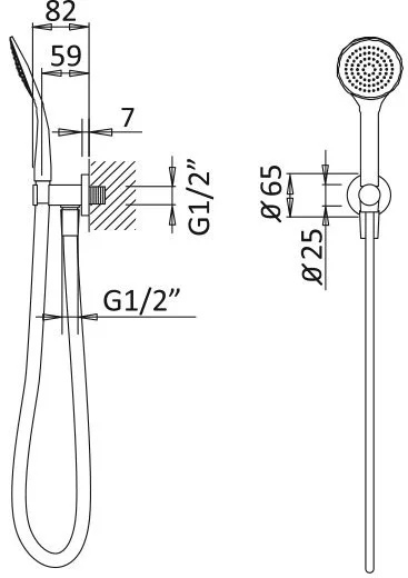 Приобрести cezares душевой гарнитур leaf, хром czr-b-kd-01