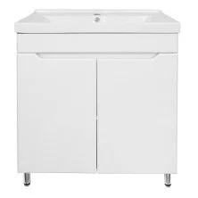 Loranto Тумба напольная с раковиной Палермо 70Н 70х87 см, белая (CS00090464)